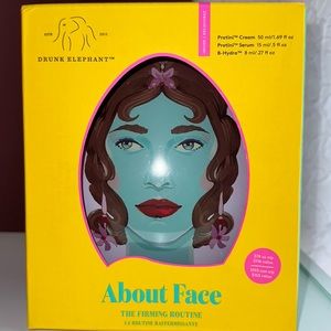 Drunk Elephant About Face Firming Routine